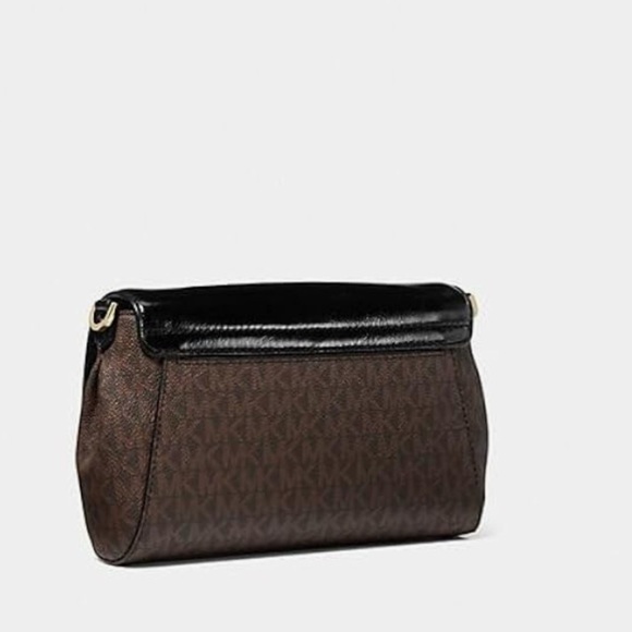 BNWT Authentic Michael Kors Jet Set Black Leather Crossbody sealed ! - Picture 3 of 15